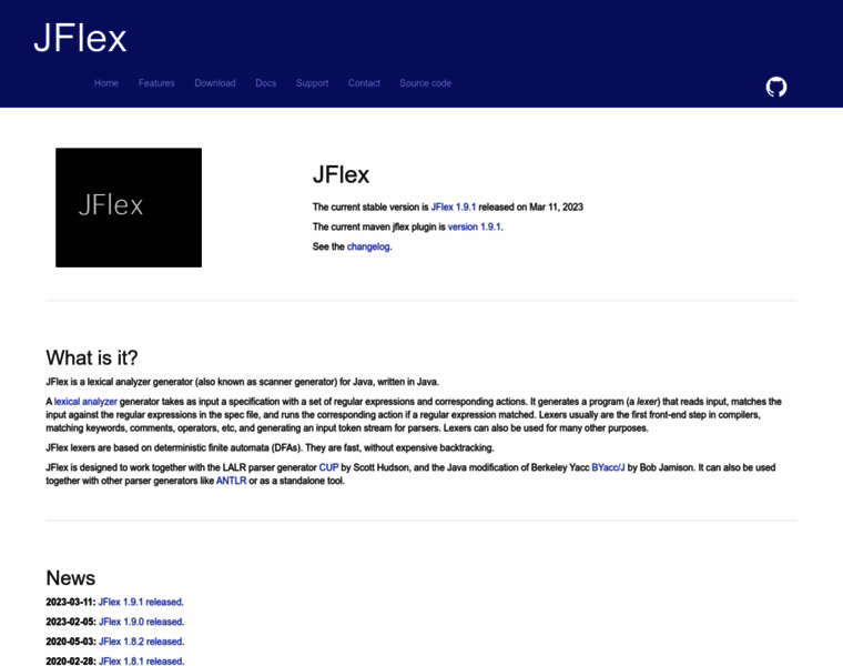 Jflex.de thumbnail