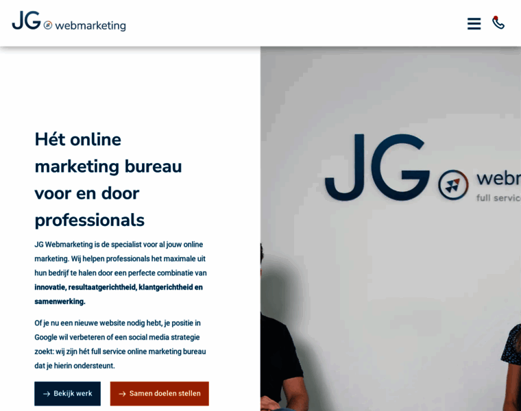Jgwebmarketing.nl thumbnail