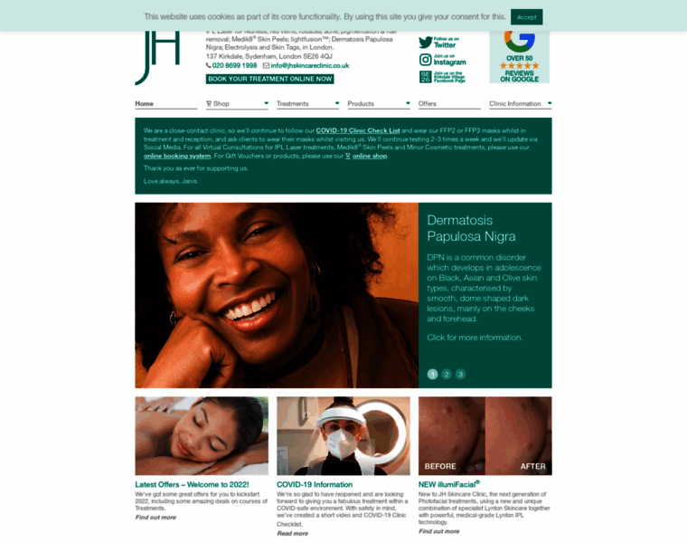 Jhskincareclinic.co.uk thumbnail