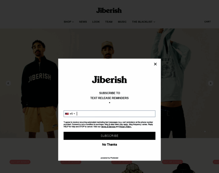 Jiberish.com thumbnail