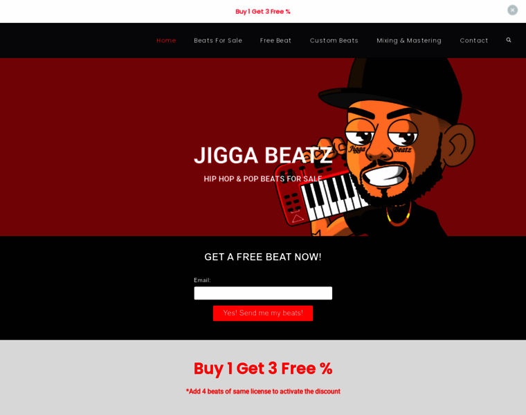 Jiggabeatz.com thumbnail