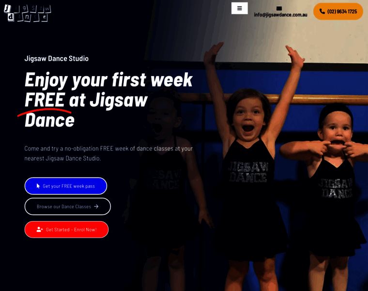 Jigsawdance.com.au thumbnail