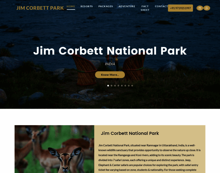 Jimcorbettpark.com thumbnail