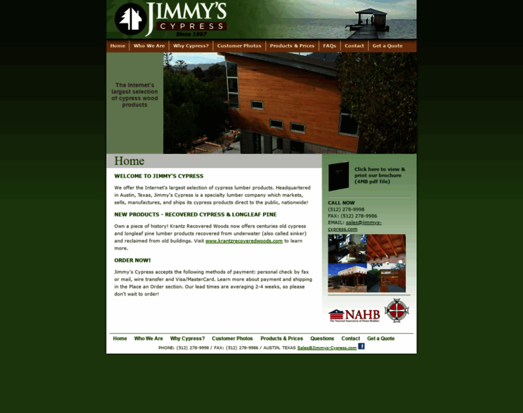Jimmys-cypress.com thumbnail