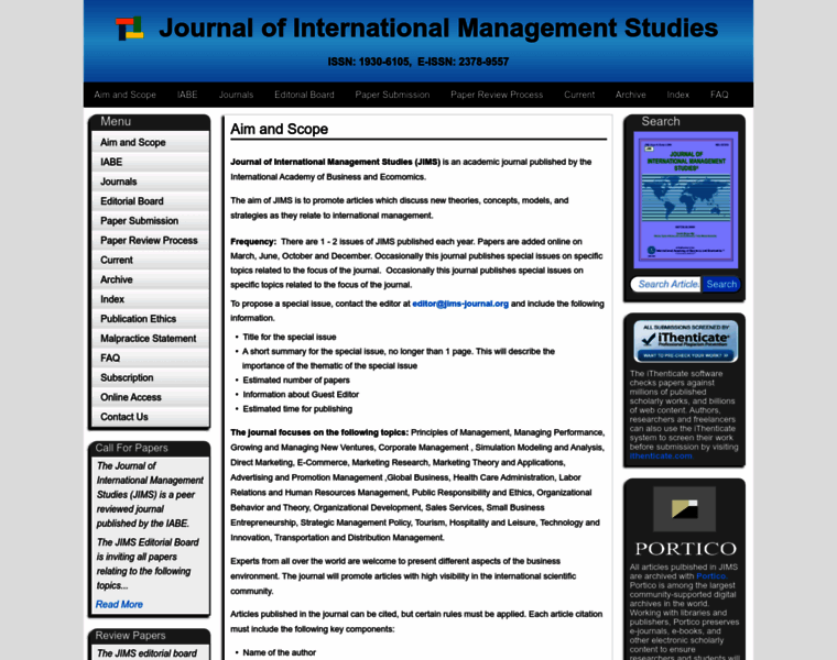 Jims-journal.org thumbnail