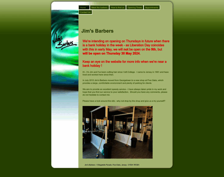 Jimsbarbers.co.uk thumbnail