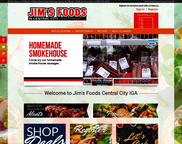 Jimsfoodsccmall.com thumbnail