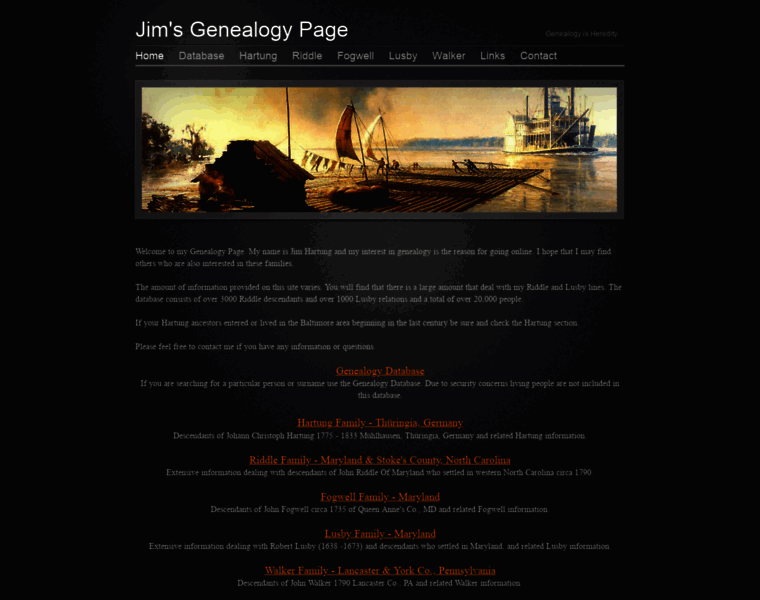 Jimsgenealogy.net thumbnail