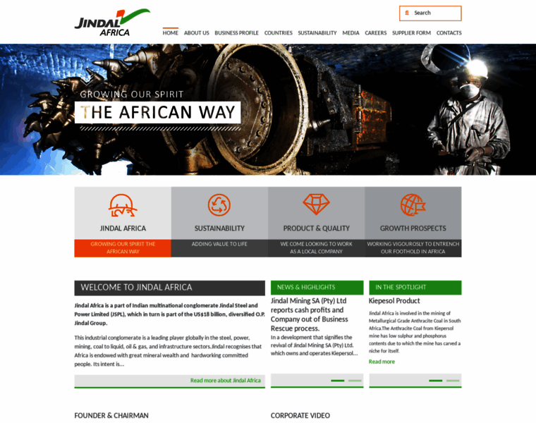 Jindalafrica.com thumbnail