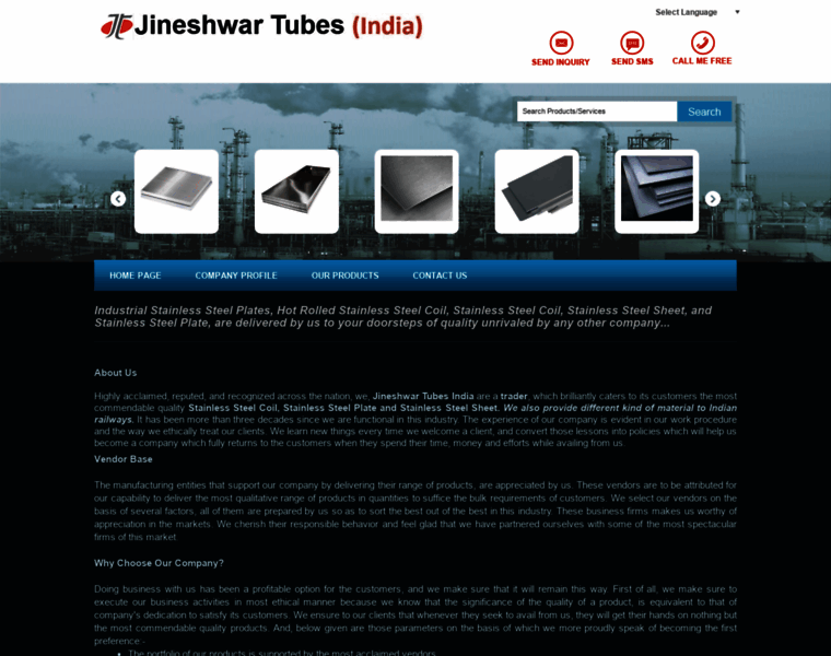Jineshwartubes.com thumbnail
