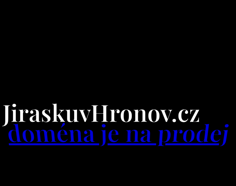 Jiraskuvhronov.cz thumbnail