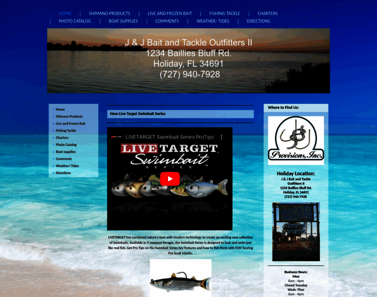 Jjprovisionsbaitandtackle.com thumbnail
