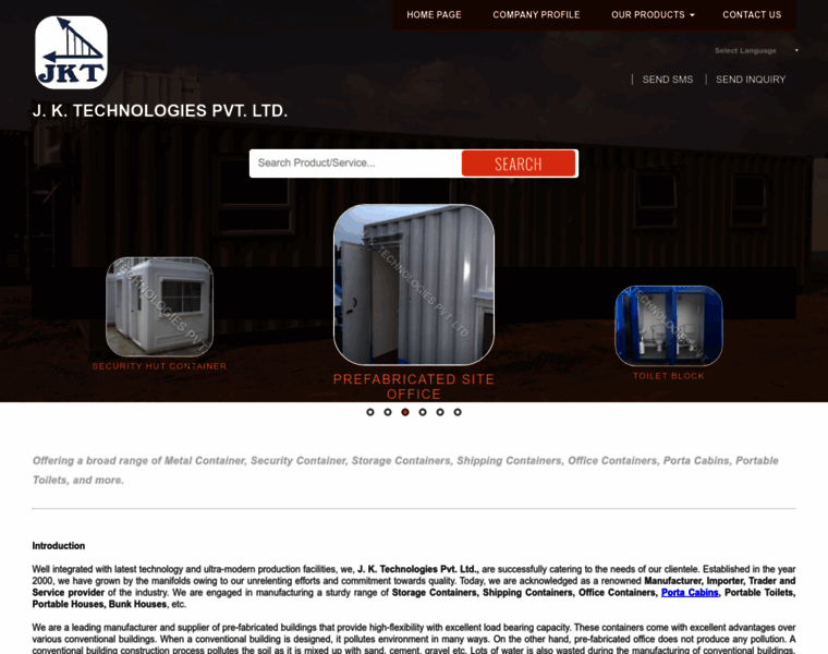 Jkcontainerservices.com thumbnail