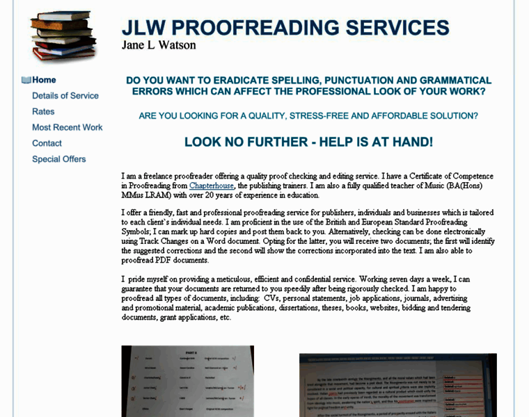 Jlwproofreading.vpweb.co.uk thumbnail