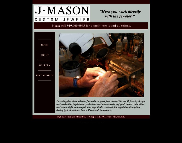 Jmasoncustomjeweler.com thumbnail