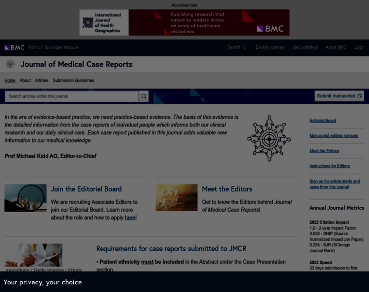 Jmedicalcasereports.com thumbnail