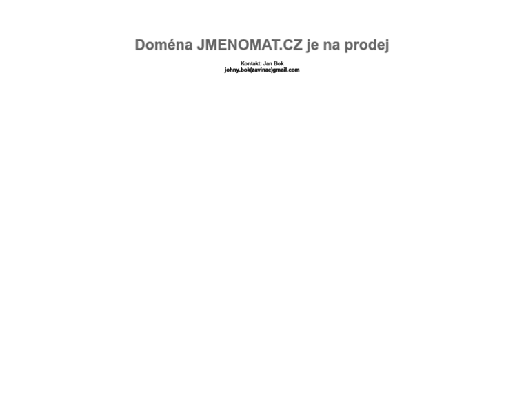 Jmenomat.cz thumbnail