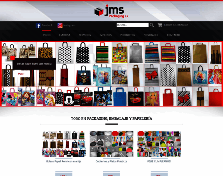 Jmspackaging.com.ar thumbnail