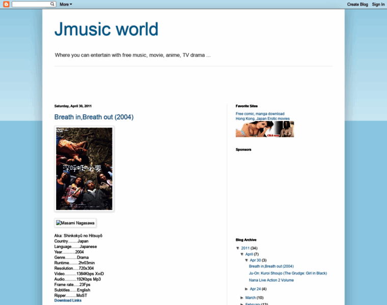 Jmusic-ongakusuki.blogspot.com thumbnail