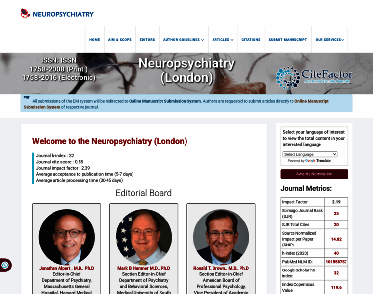 Jneuropsychiatry.org thumbnail