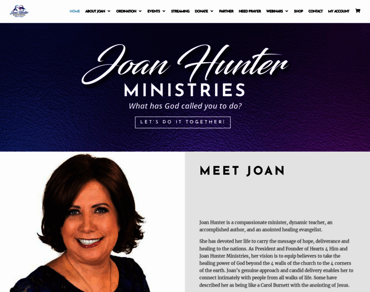 Joanhunter.org thumbnail