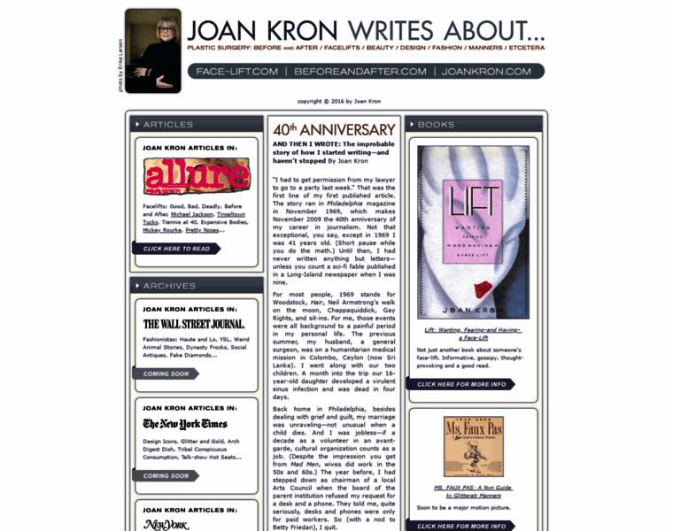 Joankron.com thumbnail