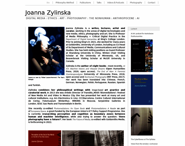 Joannazylinska.net thumbnail