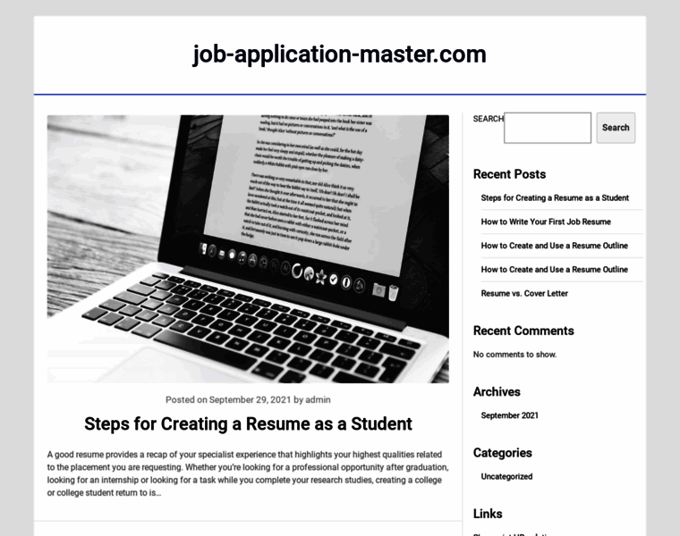 Job-application-master.com thumbnail
