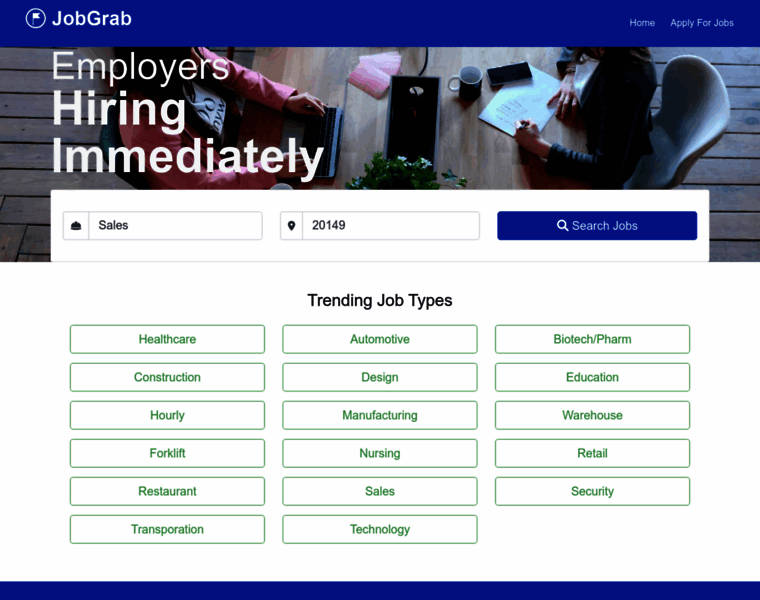 Job-grab.com thumbnail