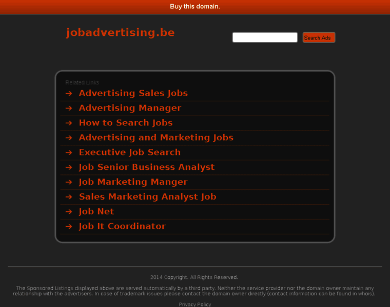 Jobadvertising.be thumbnail