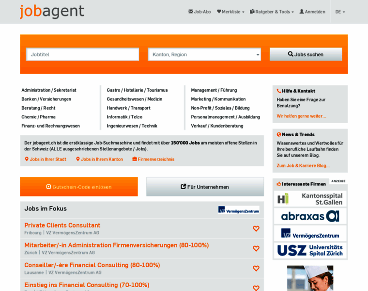 Jobagent.ch thumbnail Jobagent.ch thumbnail