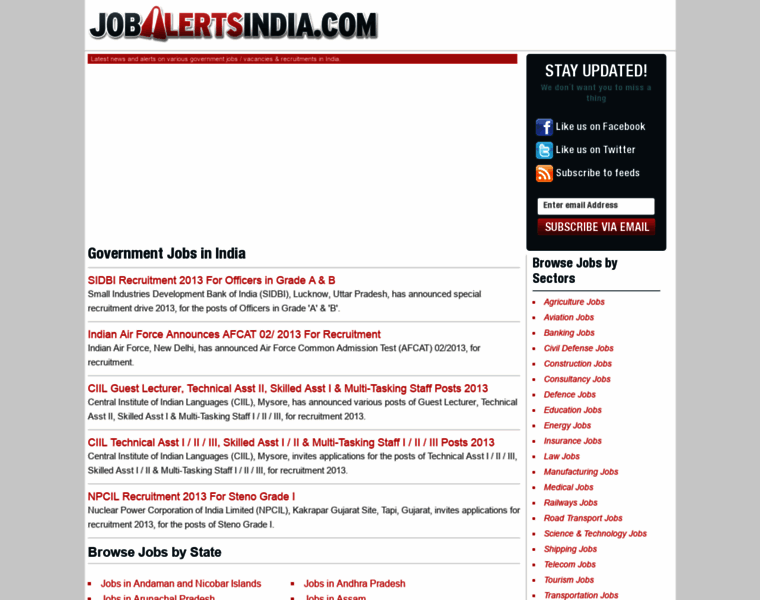 Jobalertsindia.com thumbnail