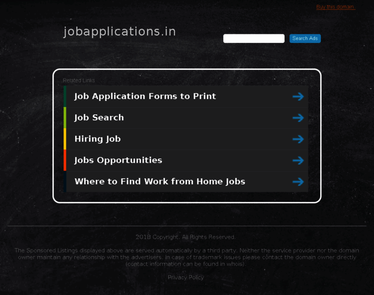 Jobapplications.in thumbnail
