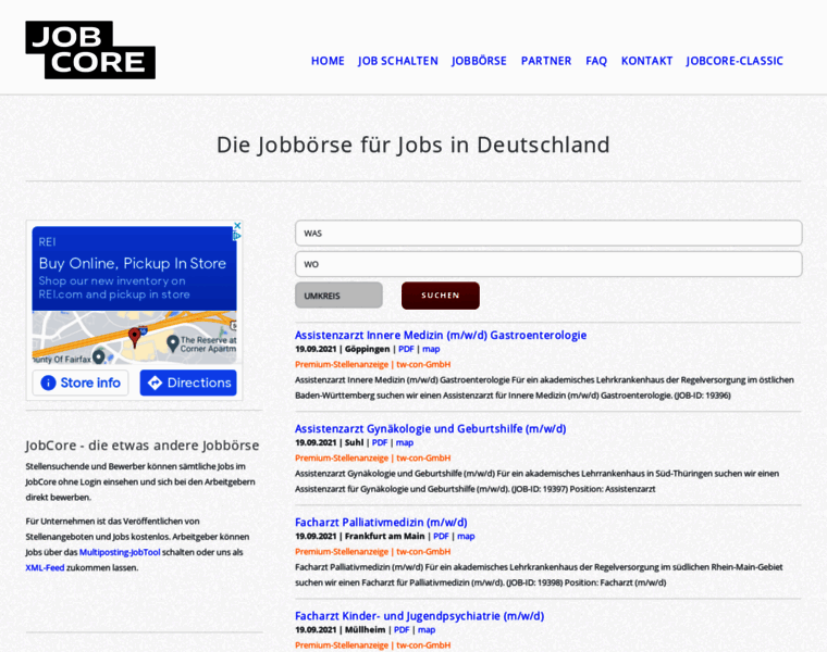 Jobcore.de thumbnail