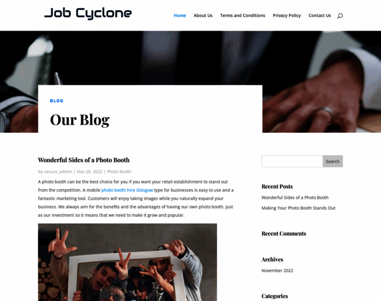 Jobcyclone.com thumbnail