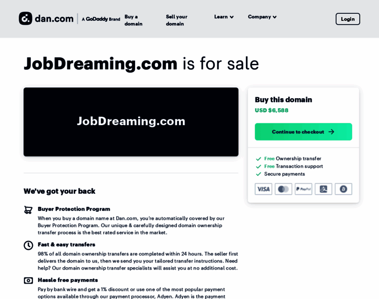 Jobdreaming.com thumbnail