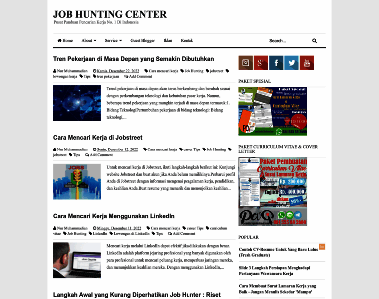 Jobhuntingcenter.com thumbnail
