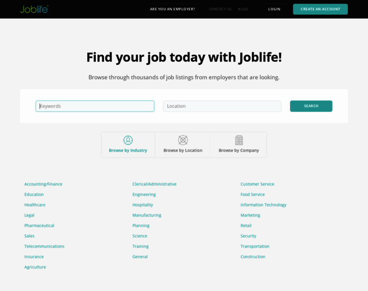 Joblife.co.za thumbnail