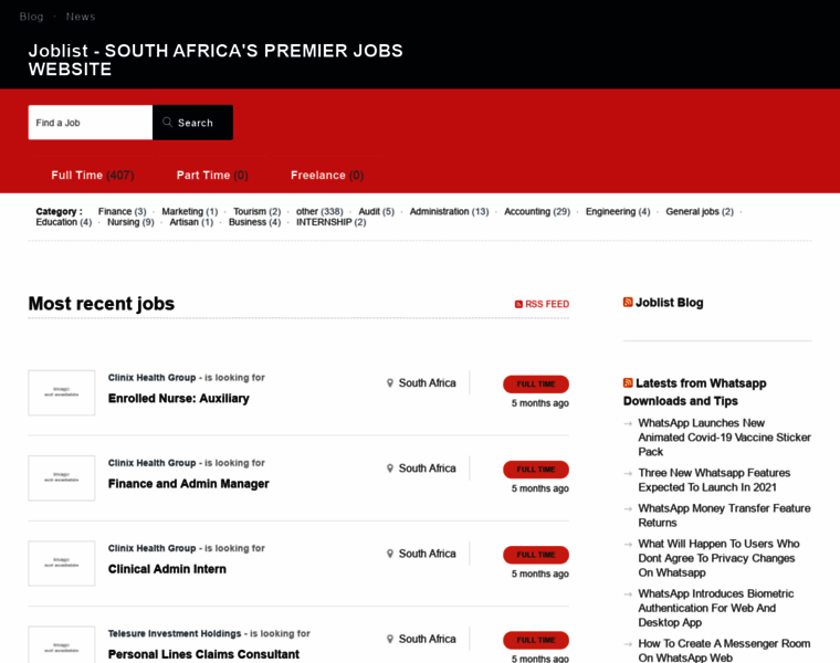 Joblist.co.za thumbnail