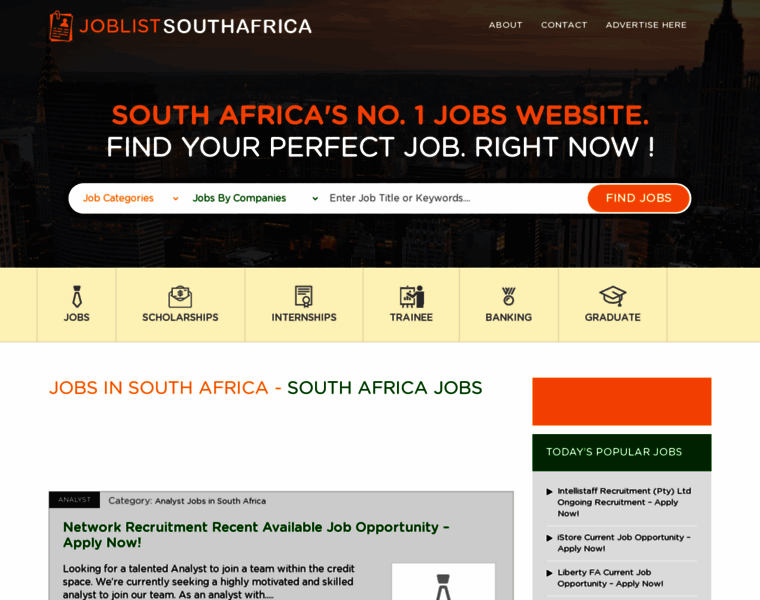 Joblistsouthafrica.com thumbnail