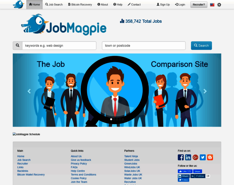 Jobmagpie.net thumbnail