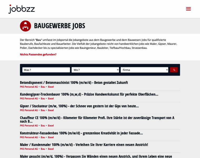 Jobs-baugewerbe.ch thumbnail