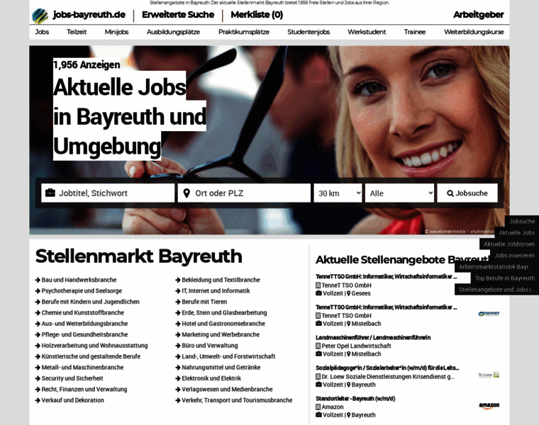 Jobs-bayreuth.de thumbnail