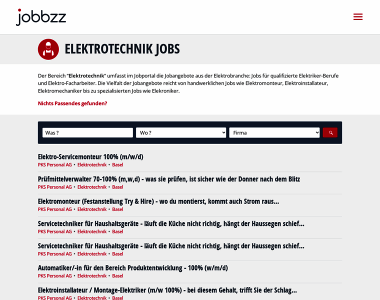 Jobs-elektrotechnik.ch thumbnail