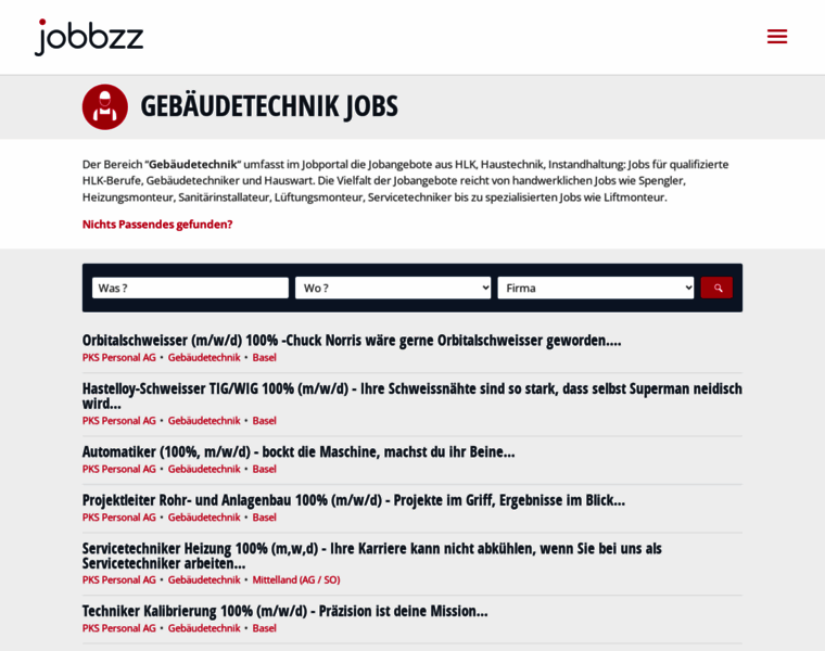 Jobs-heizung-lueftung-sanitaer.ch thumbnail