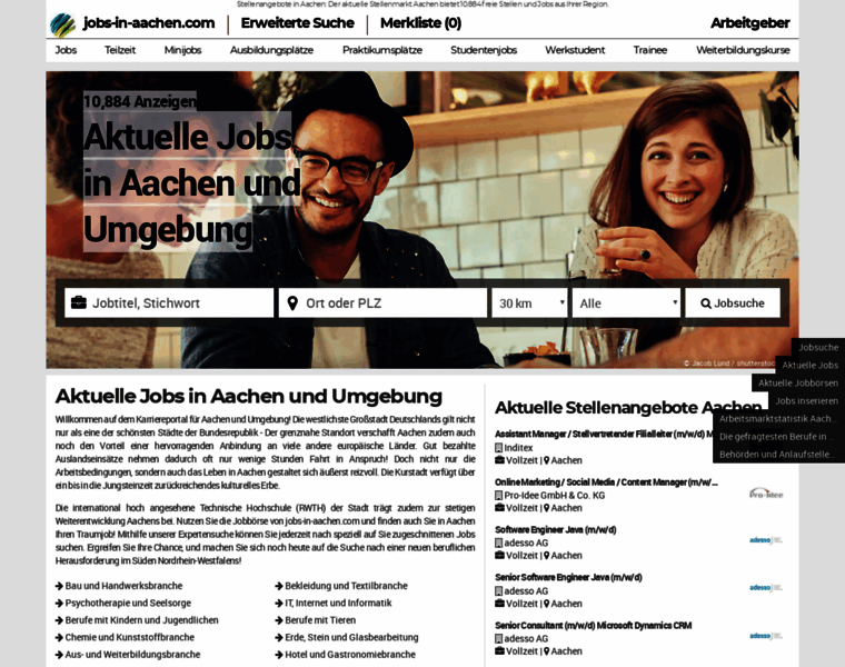 Jobs-in-aachen.com thumbnail