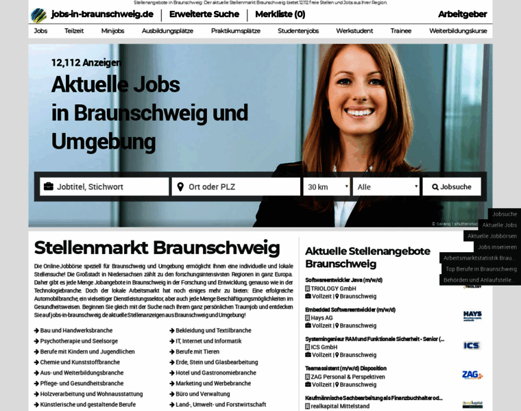 Jobs-in-braunschweig.de thumbnail