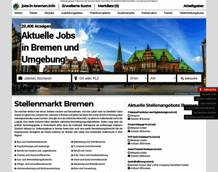 Jobs-in-bremen.info thumbnail