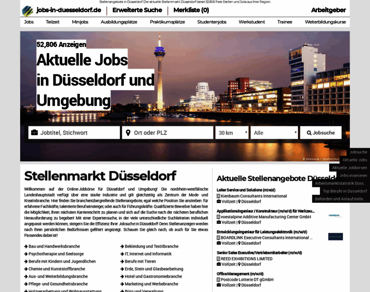 Jobs-in-duesseldorf.de thumbnail