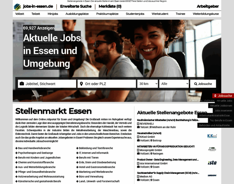 Jobs-in-essen.de thumbnail
